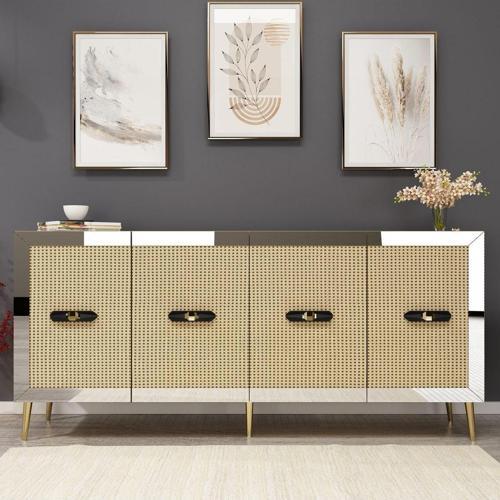 DemonteHome Dark (Kb150) Konsol Safi̇r Meşe-Hazeran-Gümüş