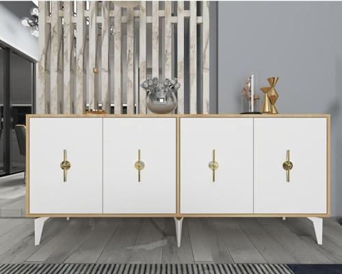DemonteHome Fi̇goradh (Kx) 180 Cm Konsol Safi̇rmeşe Beyaz
