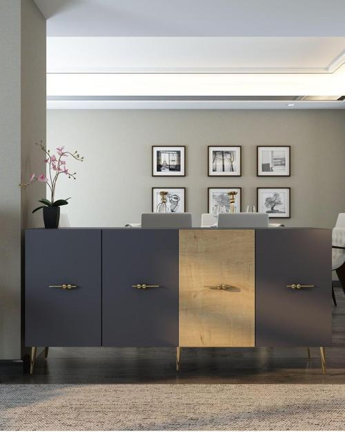 DemonteHome Normdh (Kb150) Konsol Antrasi̇t Safi̇rmeşe