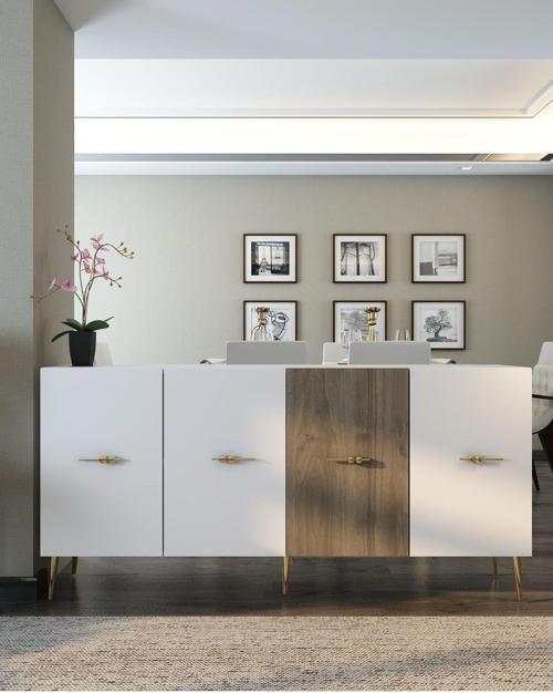 DemonteHome Normdh (Kb150) Konsol Beyaz Cevi̇z