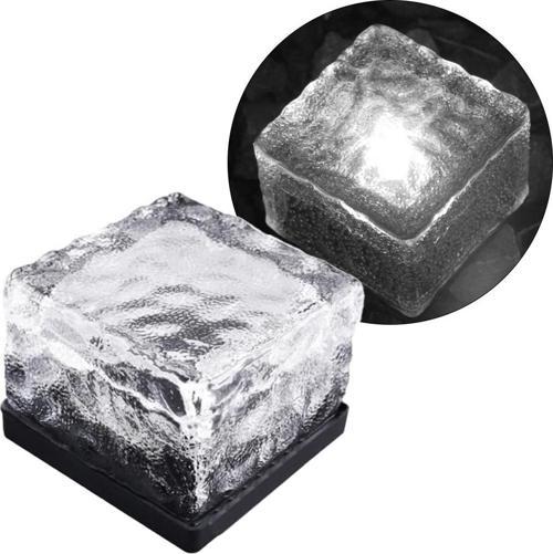 SOLAR LEDLİ BEYAZ TUĞLA GÖRÜNÜMLÜ BAHÇE DEKORASYON AYDINLATMA 