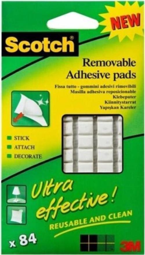 Scotch REMOVABLE Yapışkan Kareler 84'Lü