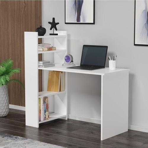 DemonteHome Ennadh 4 Rafli Çalişma Masasi Beyaz