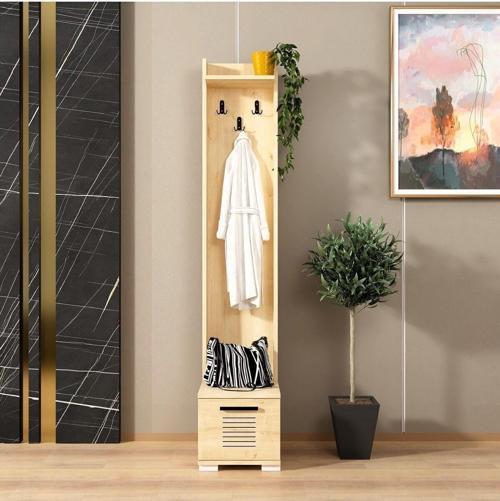 DemonteHome Asi̇modh (D) Portmanto Ve Ayakkabilik Safi̇rmeşe-Safi̇rmeşe