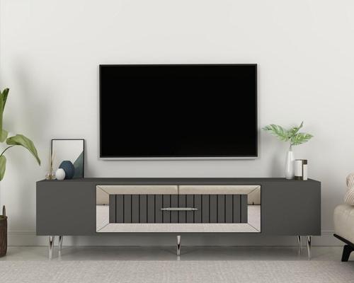 DemonteHome Dekolp3Dh Tv Sehpasi Antrasi̇t Gümüş