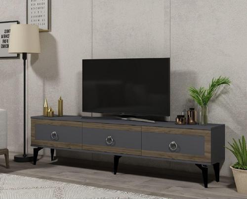 DemonteHome Selendh Tv Sehpasi (Alt Modül) Antrasi̇t Cevi̇z