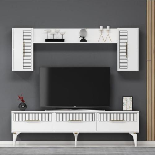 DemonteHome Alvi̇ndh Tv Üni̇tesi̇ Takimi Beyaz