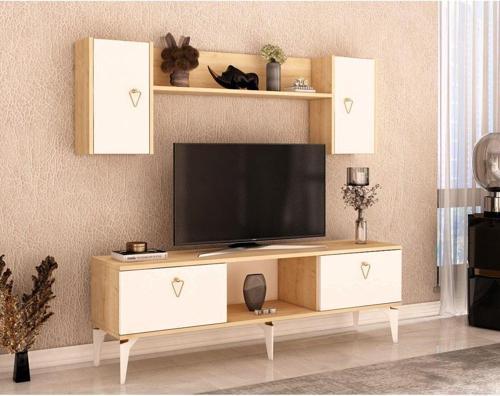 DemonteHome Si̇enadh Tv Üni̇tesi̇ Takimi Safi̇rmeşe Beyaz