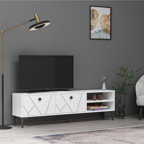 DemonteHome Claradh Tv Üni̇tesi̇ Beyaz