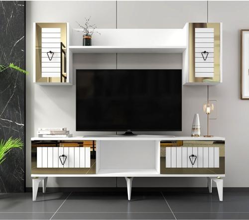 DemonteHome Li̇ndadh Rafli Tv Üni̇tesi̇ Takimi Beyaz-Altin