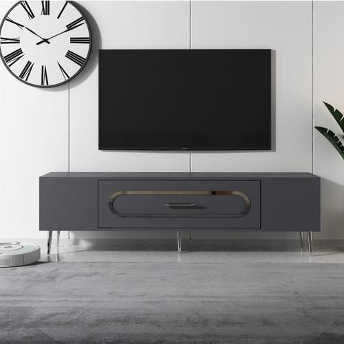 DemonteHome Dekop3Dh Tv Sehpasi Antrasi̇t Gümüş