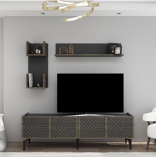 DemonteHome Merli̇ndh Tv Üni̇tesi̇ Takimi Antrasi̇t-(Cevi̇z Desen)