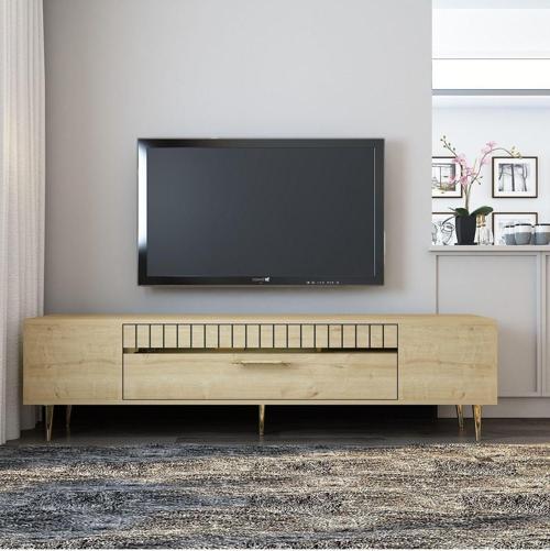 DemonteHome Dekolp1Dh Tv Sehpasi Safi̇rmeşe Altin