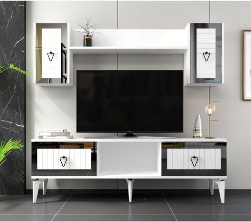 DemonteHome Li̇ndadh Rafli Tv Üni̇tesi̇ Takimi Beyaz Gümüş