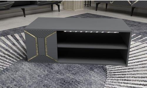 DemonteHome Yumedi̇dh Orta Sehpa Antrasi̇t-Altin