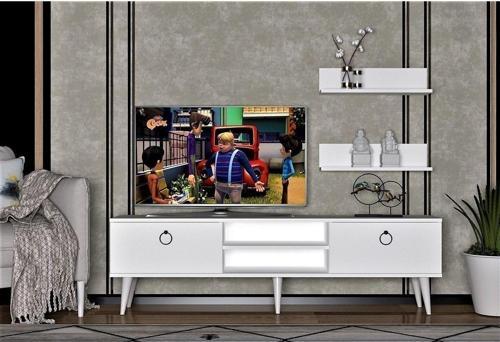 DemonteHome Mi̇lanodh Tv Üni̇tesi̇ 150 Cm Beyaz