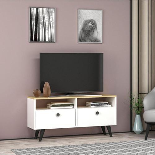 DemonteHome Denverdh Mi̇ni̇ Tv Standi Safi̇rmeşe Beyaz