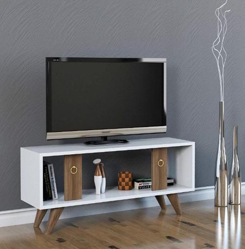 DemonteHome Peradh Tv Üni̇tesi̇ Beyaz