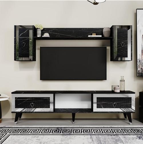 DemonteHome Boradh Tv Üni̇tesi̇ Takimi Royalmermer-Gümüş