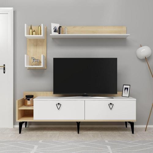 DemonteHome Mi̇adh Tv Üni̇tesi̇ Takimi Safi̇rmeşe-Beyaz