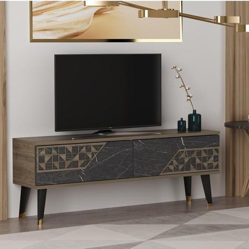 DemonteHome Torontodh 2 Kapakli Tv Sehpasi Cevi̇z Royalmermer