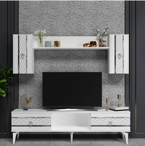 DemonteHome Peli̇ndh Tv Üni̇tesi̇ Takimi Beyaz-Gümüş