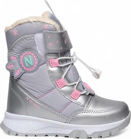 Nds Cırtlı Buz Pembe Kız Çocuk Kar Botu Ayakkabı