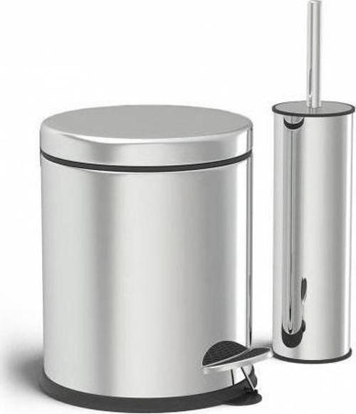 VNK-0090 Krom Paslanmaz 2LI BANYO SETI (5LT+WC)