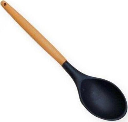 SLK-205 Bambu Silikon Kaşık Siyah 01605