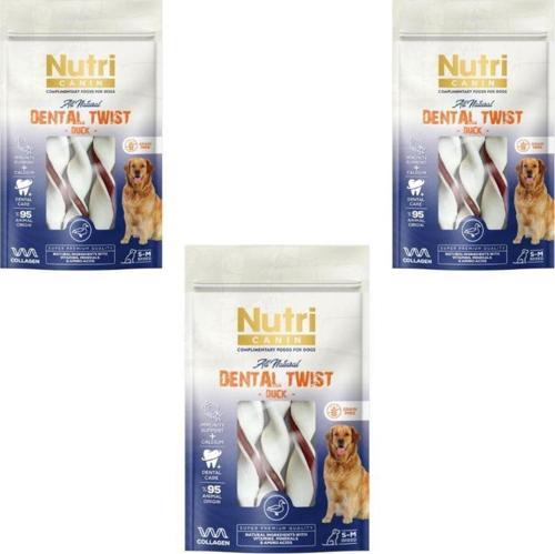Dental Twist Ördekli Diş Sağlığı Köpek Ödülü 80 Gr x 3 Adet