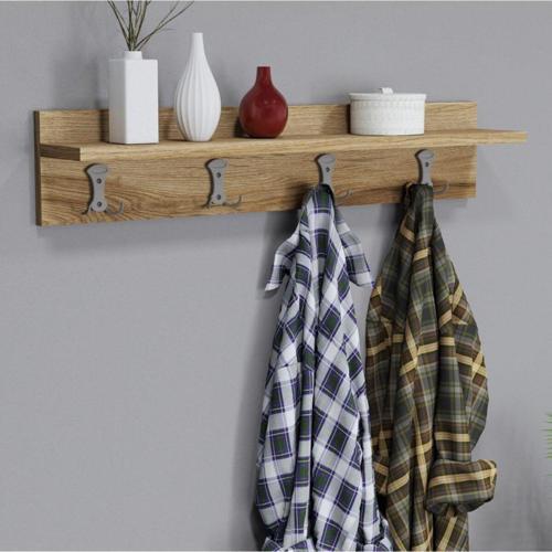Ferniso Mobilya 80 cm Duvar Askılık Çam