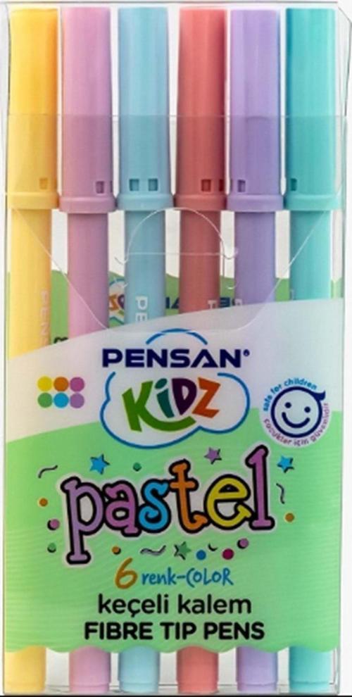 Keçeli Kalem 6 Lı Kıdz Pastel