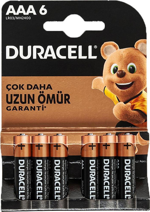 Basic İnce AAA Kalem Pil 6'lı
