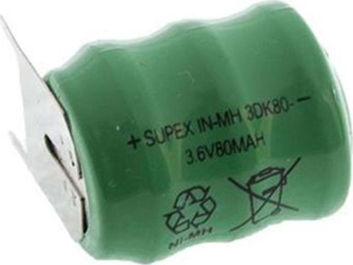 3.6 Volt 80 mAh Hafıza Bios Pili 3DK80 Bilgisayar Anakart Pc Pili