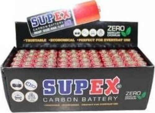 R03 1.5 Volt Çinko Karbon AAA Kalem Pil 60'lı İnce Kalem Pil