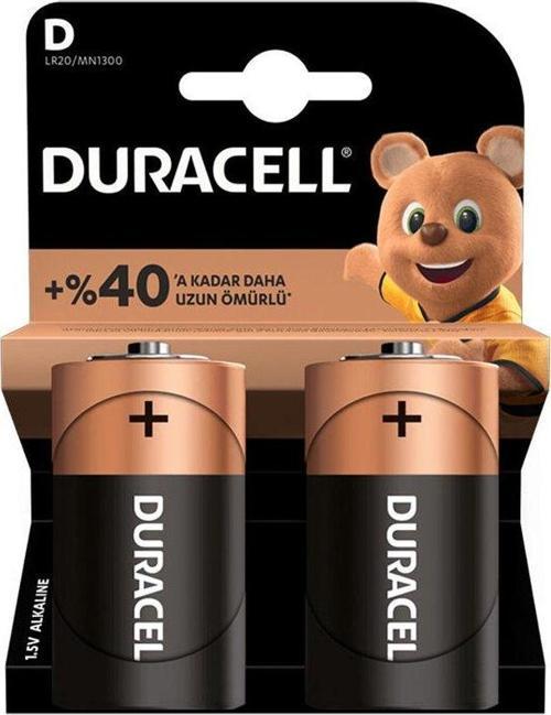 LR20 MN1300 D Büyük Boy Pil 2'li Paket