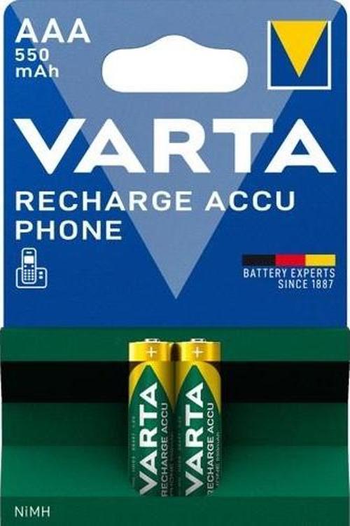 56663 NI-MH 1.2 Volt 550 Mah HR03 AAA Şarjlı 2'li İnce Kalem Pil