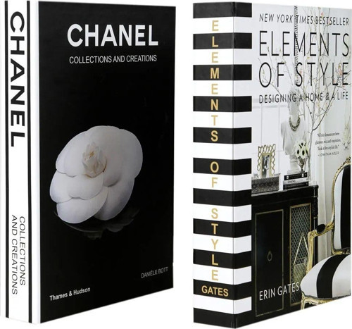 Dekoratif Kitap Kutu Set Channel & Elements 2’Li Kitap Kutu