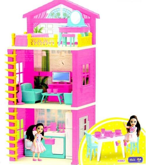 Nessiworld Lola'nın 3 Katlı Ev Seti