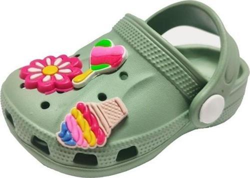 E300-3-25 Dondurma Sabo Kız Çocuk Terlik 31-35