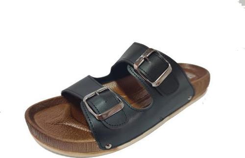 9025-25 Deri Çift Bantli Anatomik Terlik 36-40