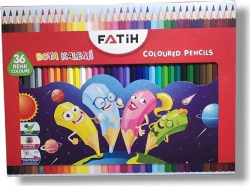 Tam Boy 36 Renk Kaliteli Kuru Boya Kalemi