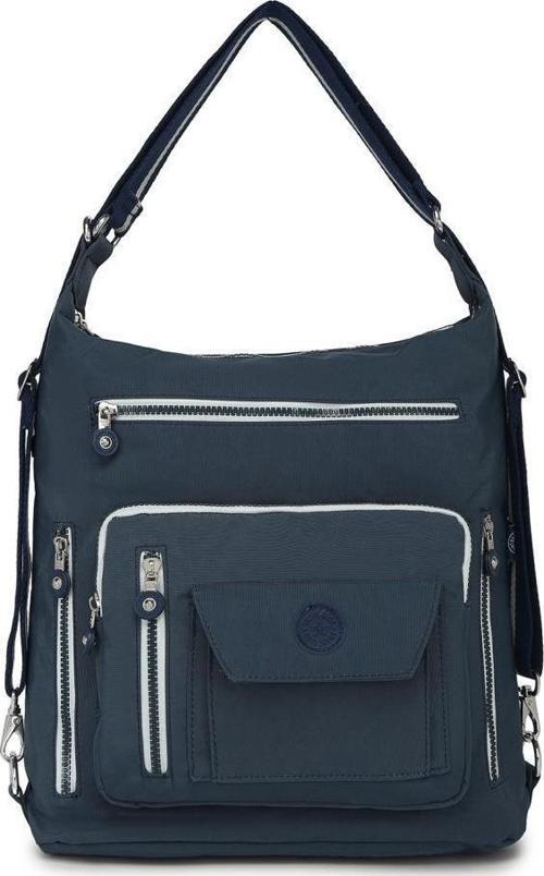 Hem Sırt Hem de Omuz Kadın Çantası Smart Bags 1205 Lacivert