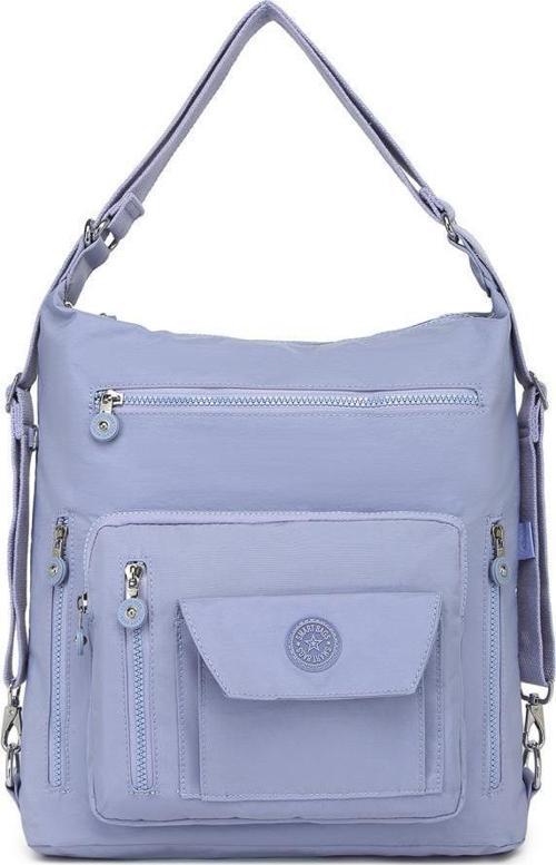 Hem Sırt Hem de Omuz Kadın Çantası Smart Bags 1205 Lila