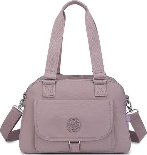 Krinkıl Kumaş Kadın Omuz Çantası Smart Bags 1122 Ten