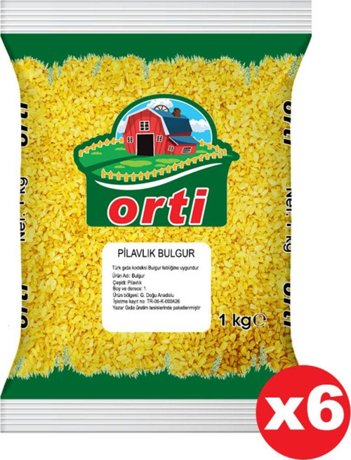 Pilavlık Bulgur 1 Kg. X 6 Adet