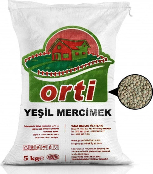 Yeşil Mercimek 5 Kg.