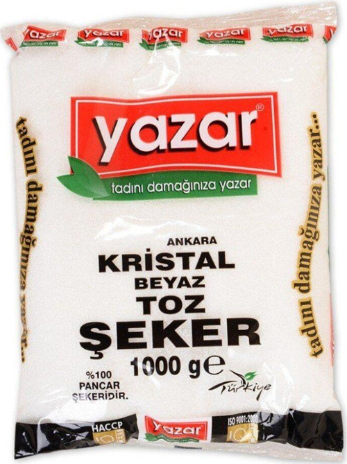 1Kg Kristal Toz Şeker