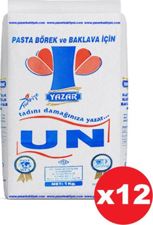 Pastalık Böreklik Baklavalık Çok Amaçlı Un 1 Kg X 12 Paket