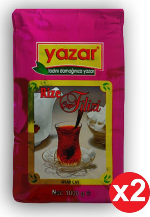 Rize Filizi Siyah Dökme Çay 1Kg X 2 Pak